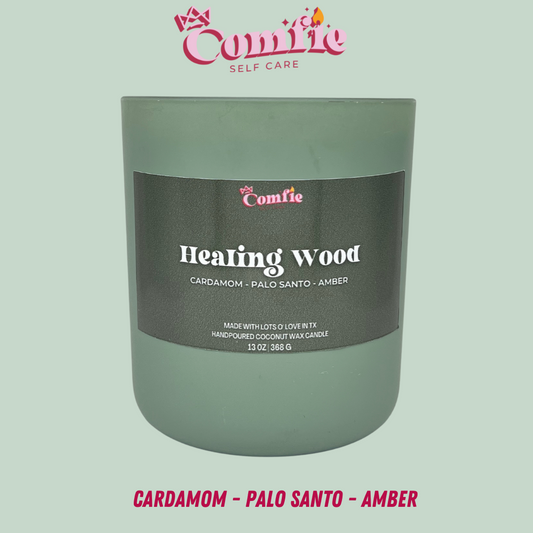 Healing Wood Candle